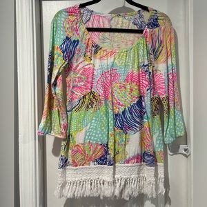 Lilly Pulitzer Small Beach Print Top